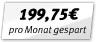 Sie sparen 199,75 € pro Monat