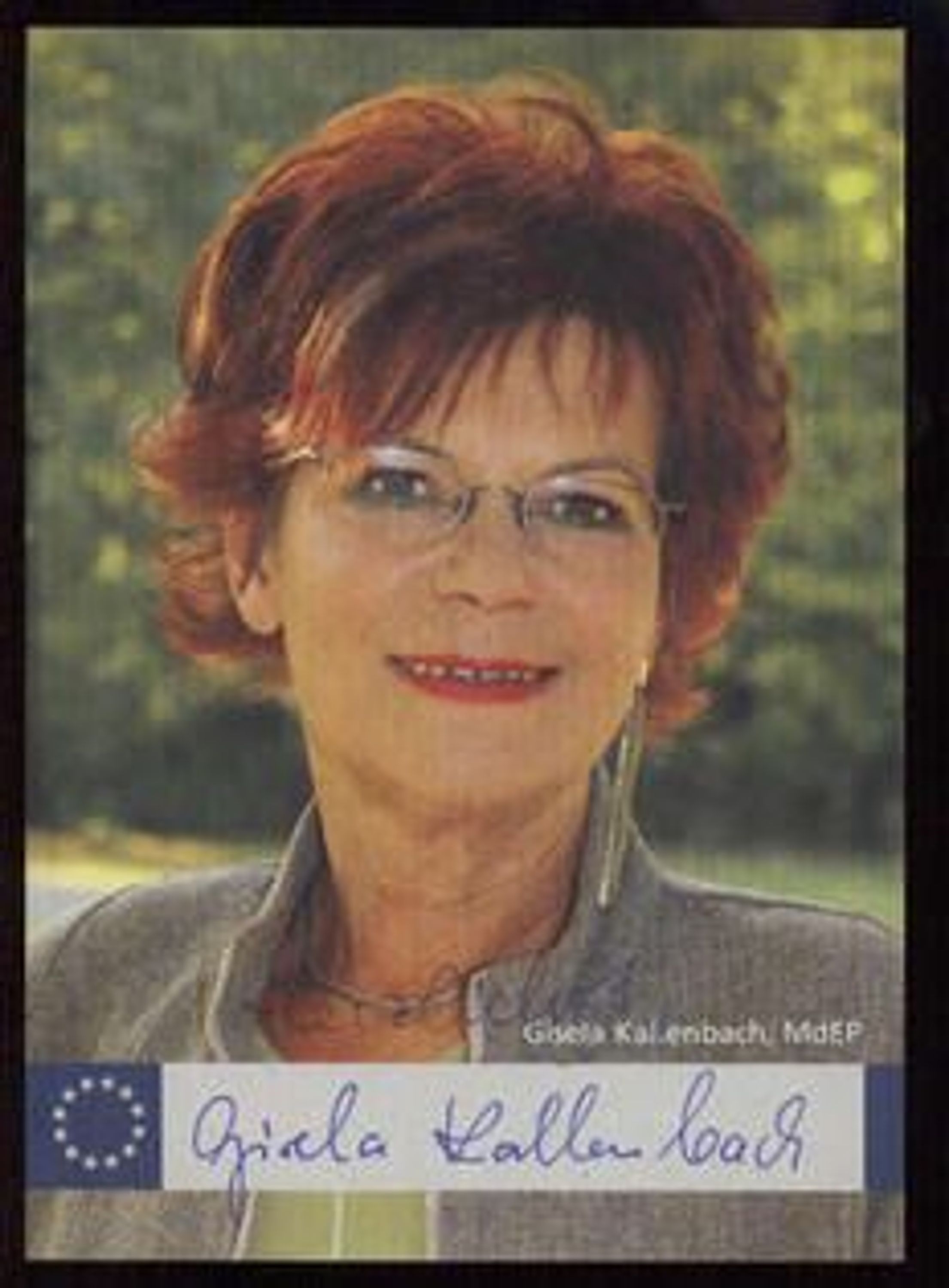 AK mit Originalautogramm von Gisela Kallenbach