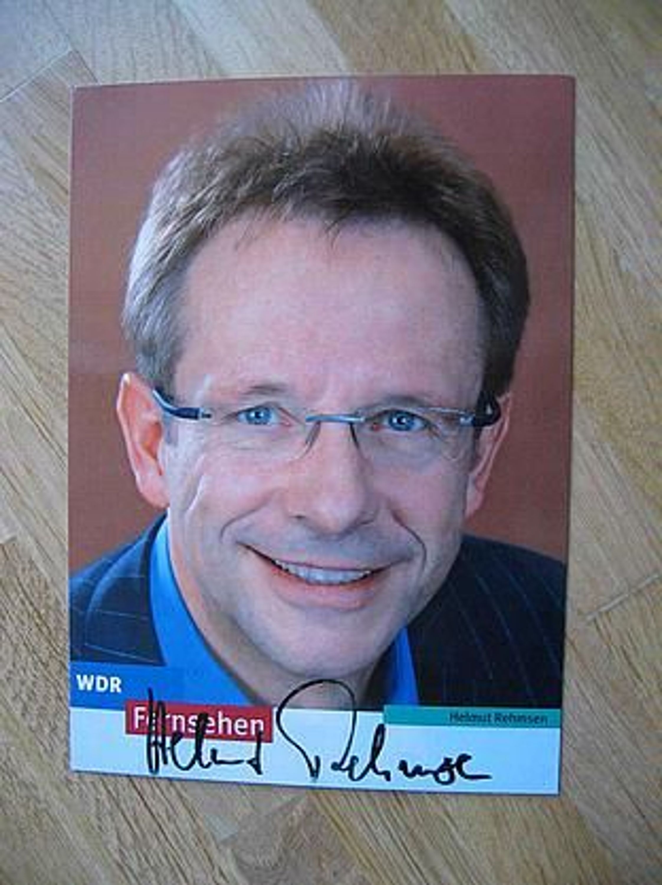 WDR Fernsehmoderator <b>Helmut Rehmsen</b> - Autogramm! - 14667842