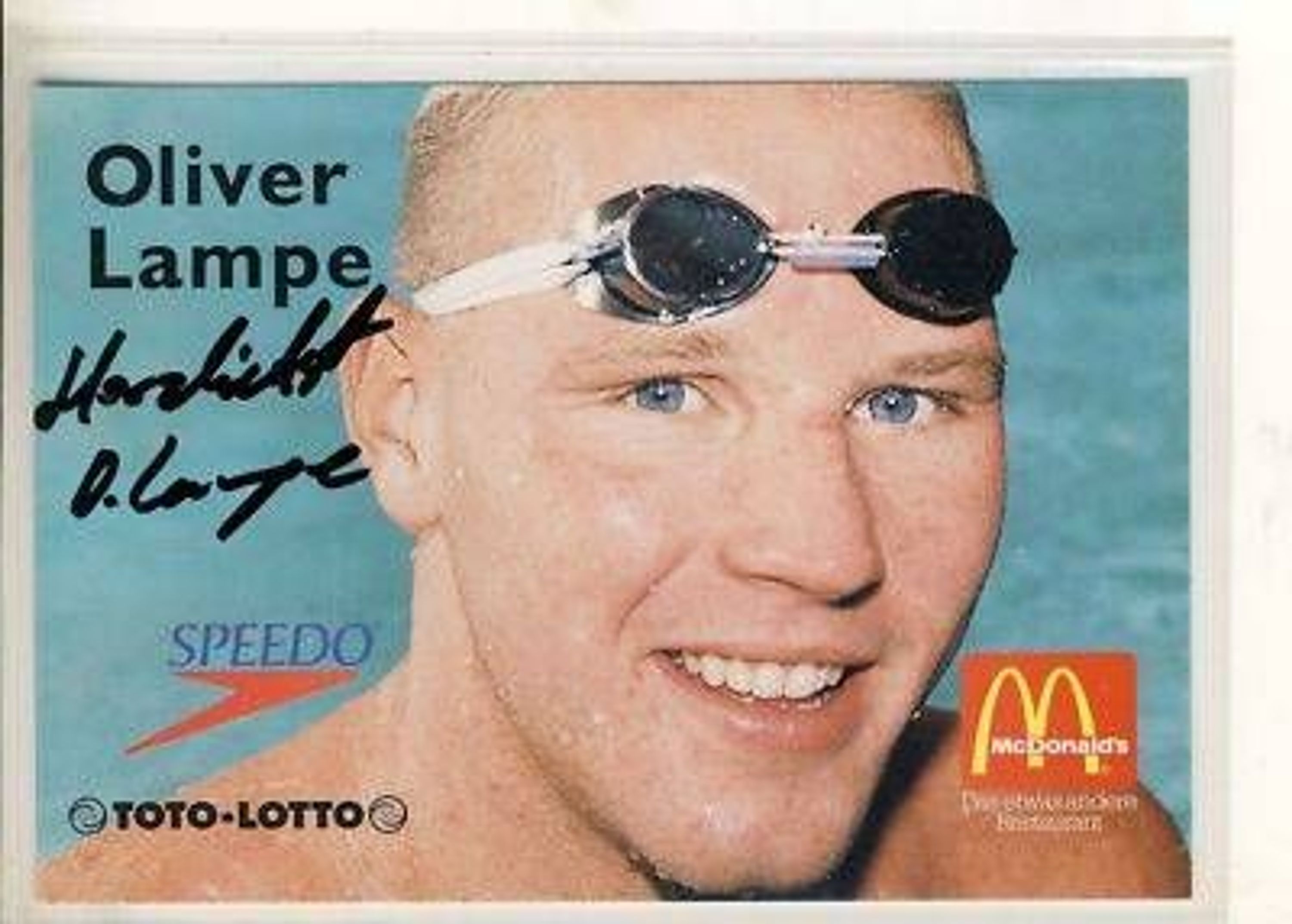 <b>Oliver Lampe</b> Autogrammkarte 90er Jahre Original Signiert + A 6009 gebraucht ... - 28320394
