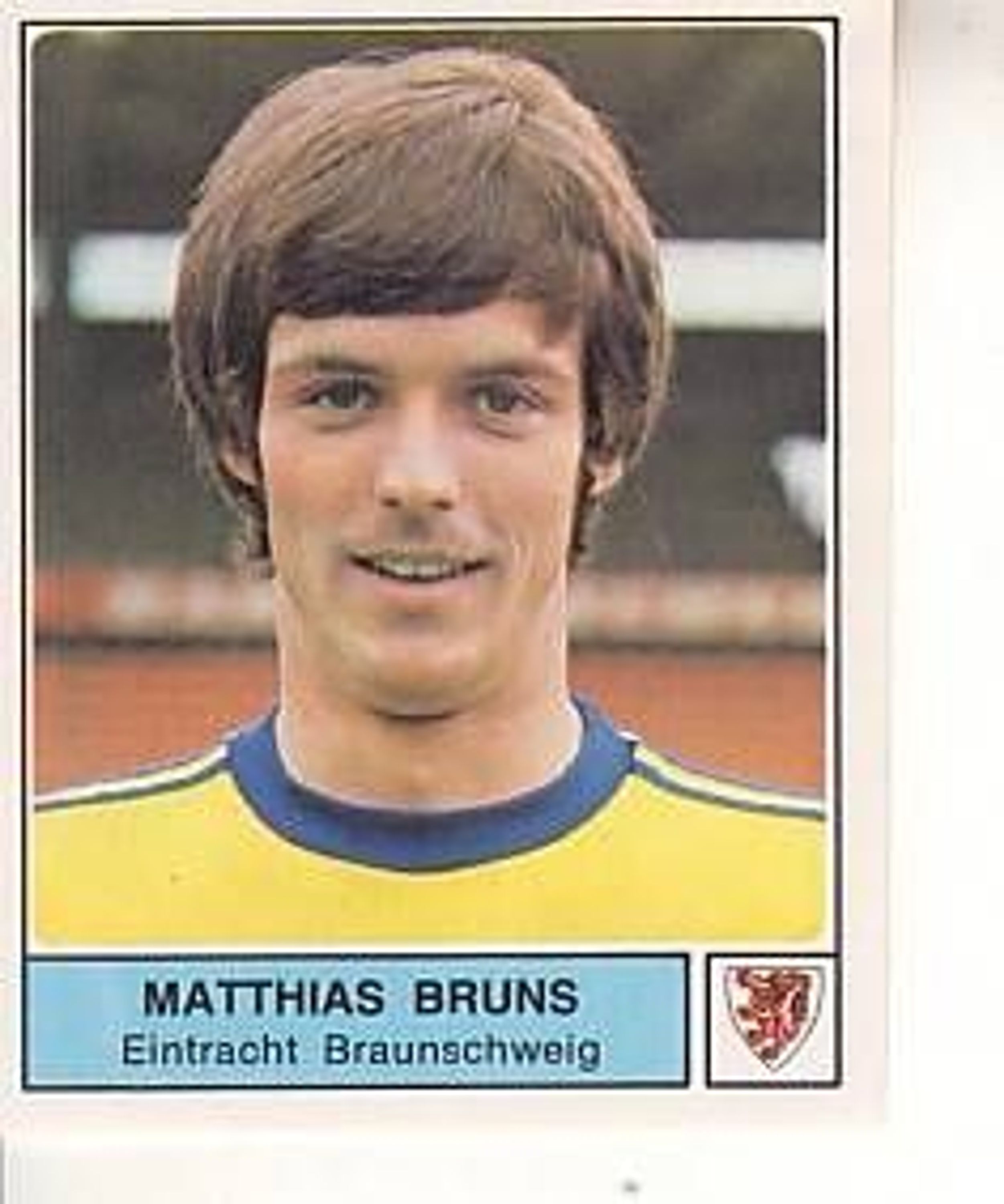 Panini Fussball 1979 <b>Matthias Bruns</b> Eintracht Braunschweig Bild 58 gebraucht <b>...</b> - 29142821