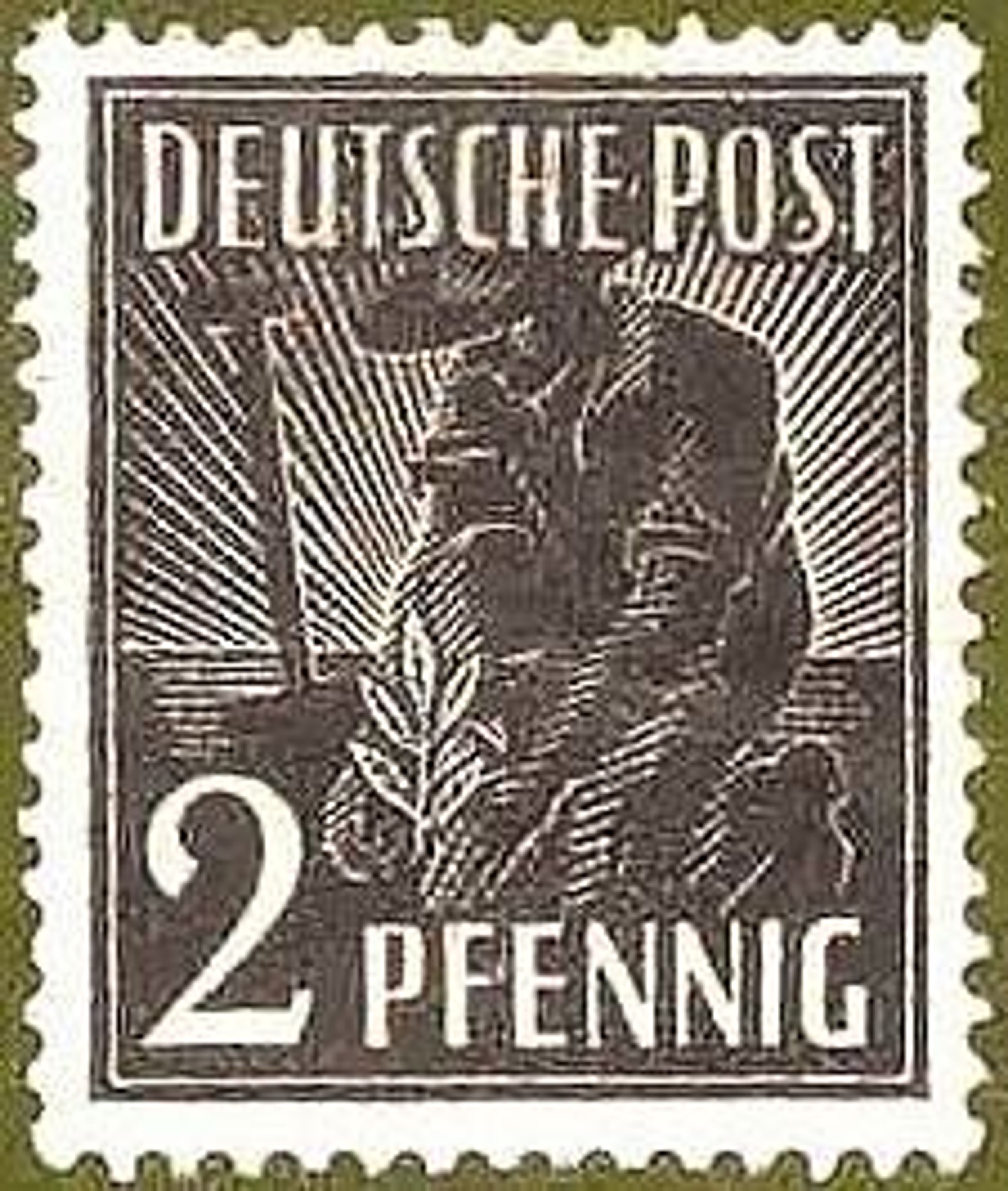 063 Deutsche Post Wert 2 Pfennig Kaufen Bei Hoodde